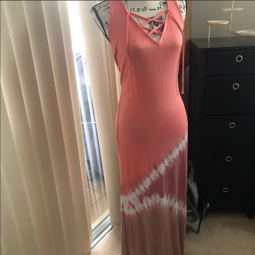 Venus tie dye maxi dress medium